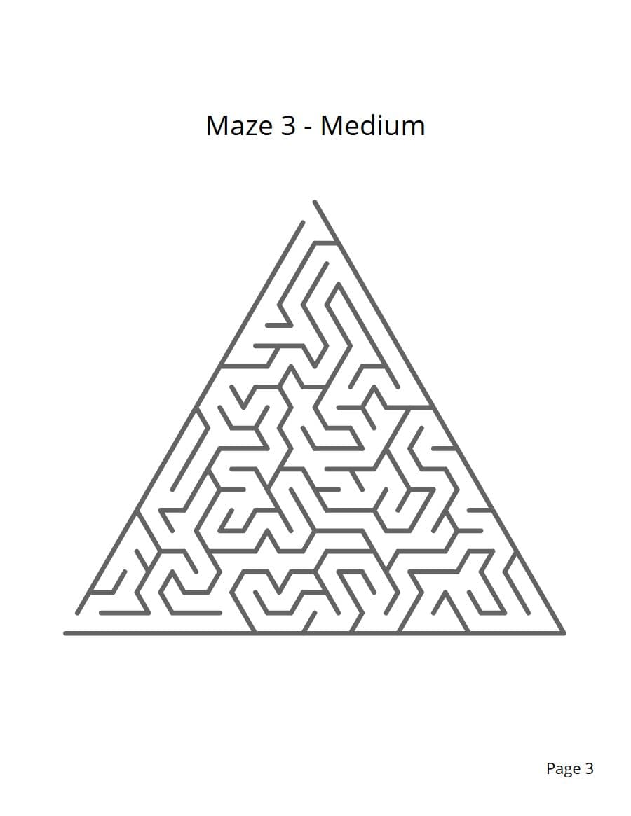 Muka depan 200 Mazes Puzzle