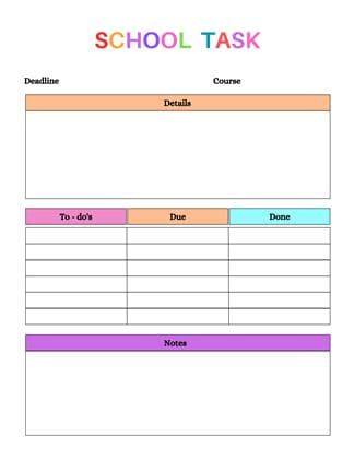 Muka depan ADHD Planner for Kids