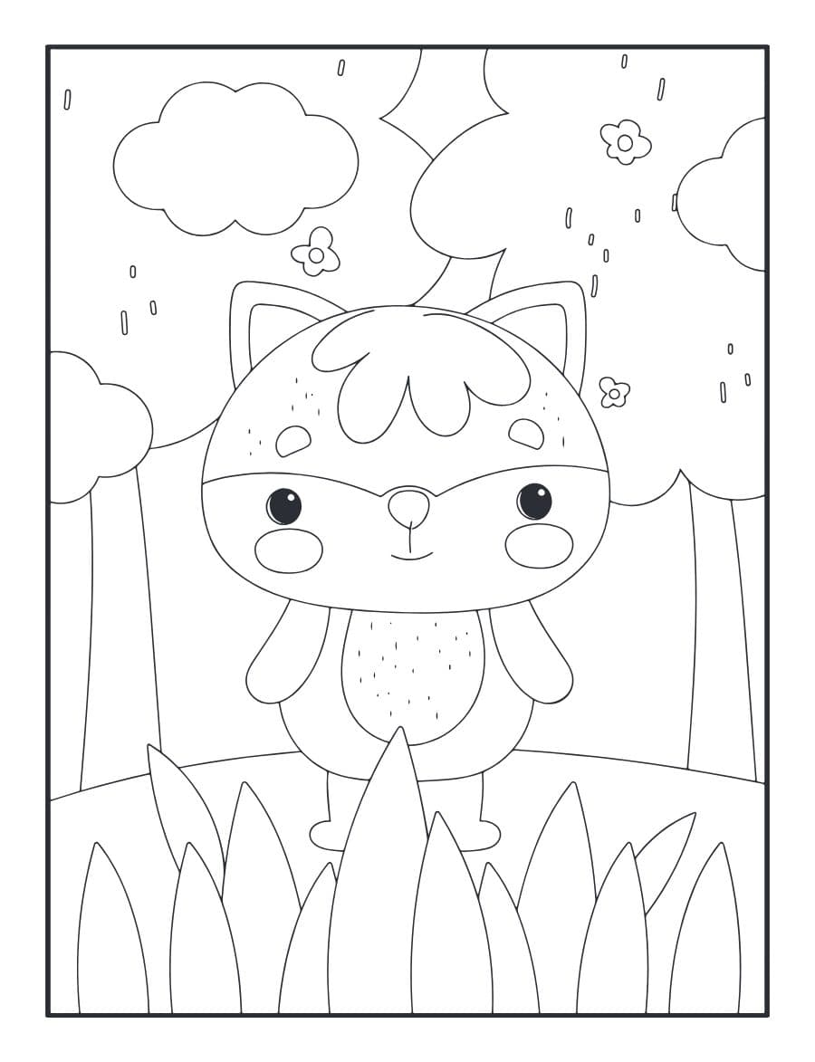 Muka depan Animals Activity Book for Kids