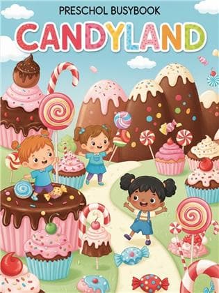 Muka depan Buku Aktiviti Candyland