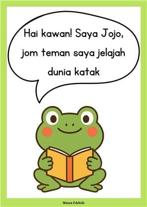 Muka depan Buku Aktiviti Katak