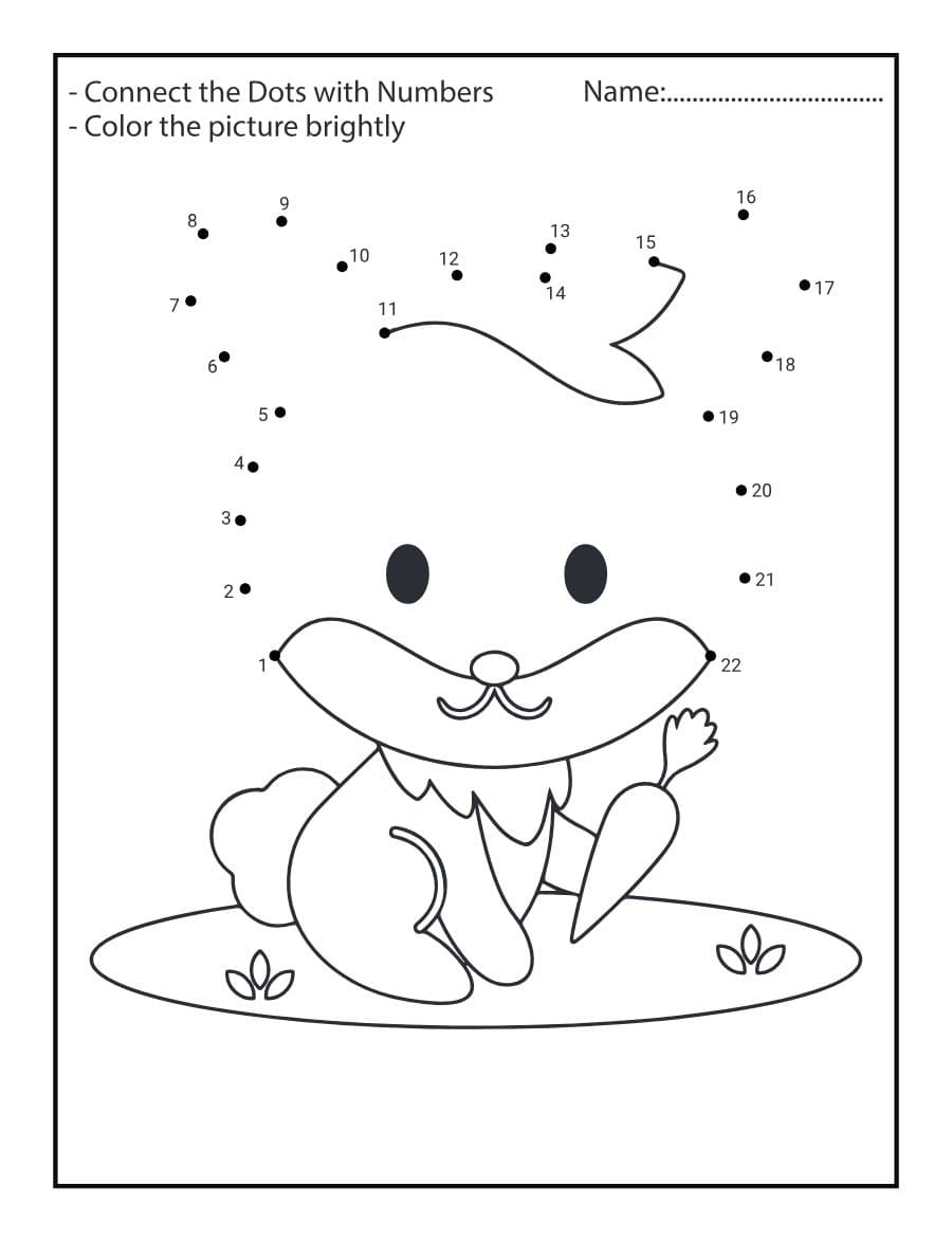Muka depan Cute Animals Connect the Dots