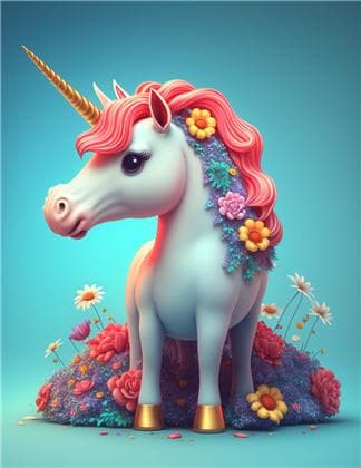 Muka depan Cute Unicorn Coloring Pages Vol2