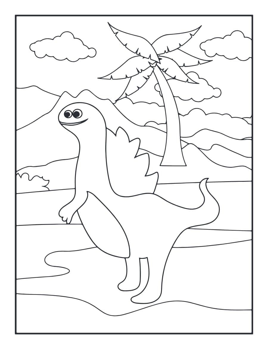 Muka depan Dinosaur Activity Book for Kids