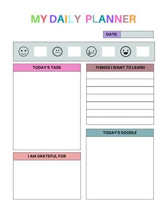 Muka depan Homeschool Planner for Kids