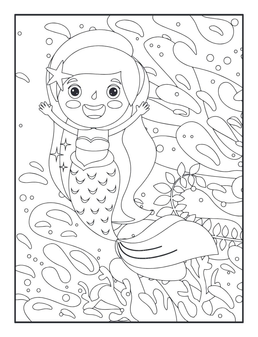 Muka depan Mermaid Activity Pages