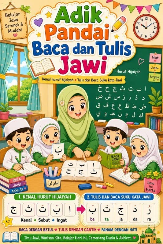 Muka depan Siri Belajar Jawi