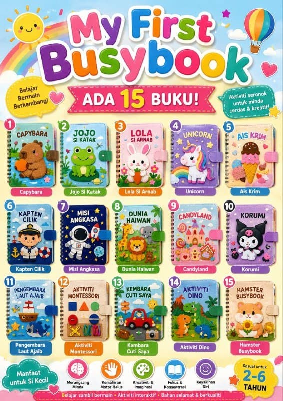 Muka depan Siri BusyBook