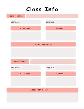 Muka depan School Planner for Kids Canva