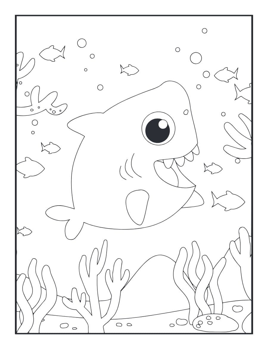 Muka depan Shark Activity Book for Kids