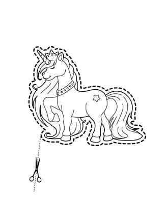 Muka depan unicorn Cut