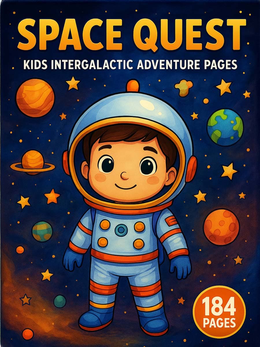 Muka depan Aliens & Astronauts Coloring Pages