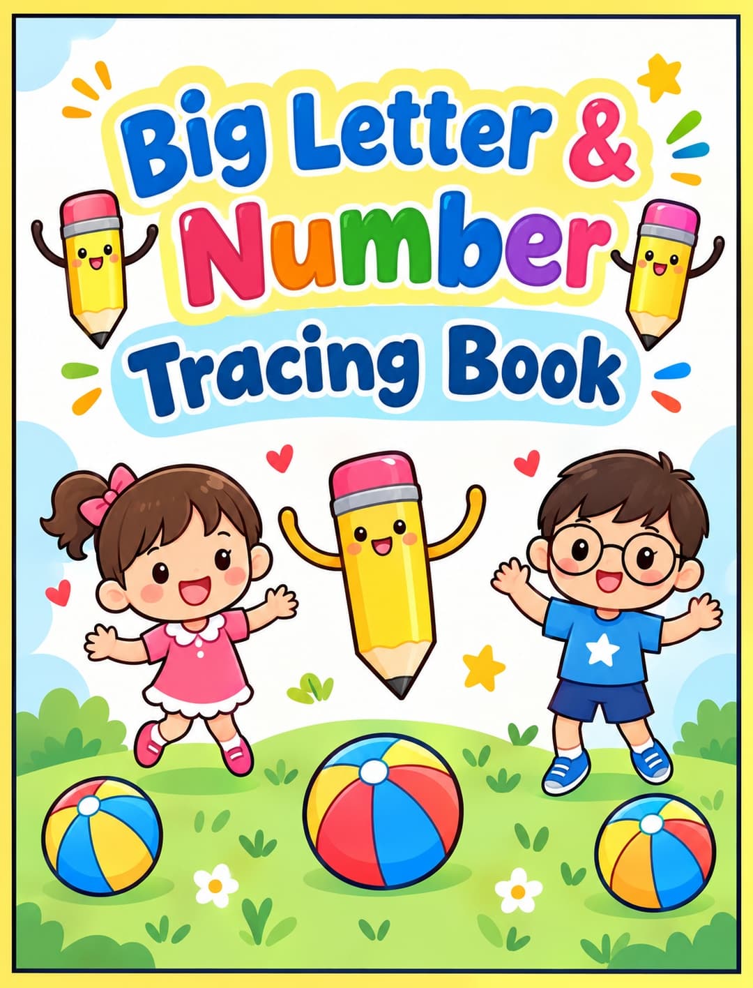 Muka depan Letter and Number Tracing Workbook